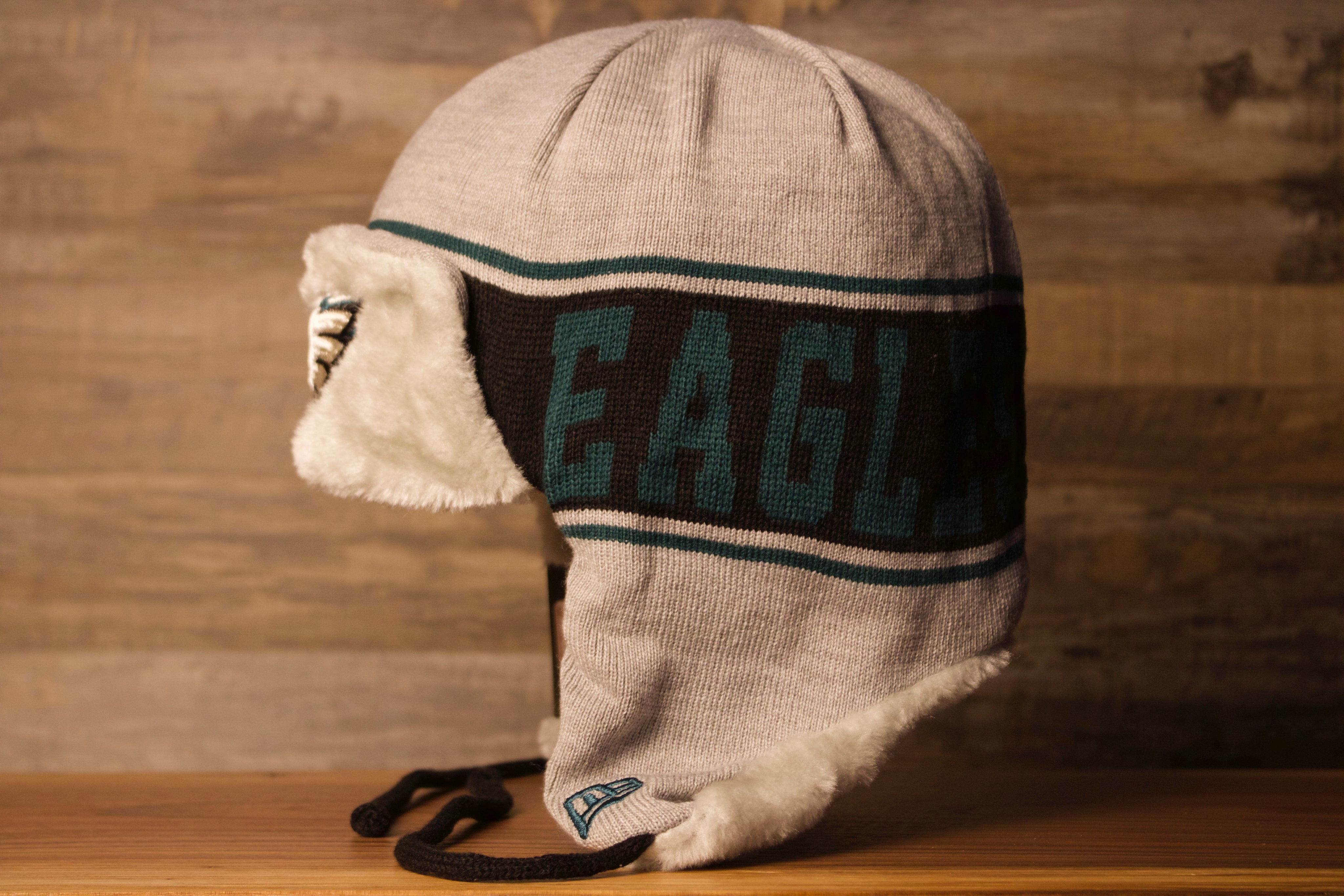 Eagles Winter Hat Philadelphia Eagles Grey / Midnight Green Ushanka