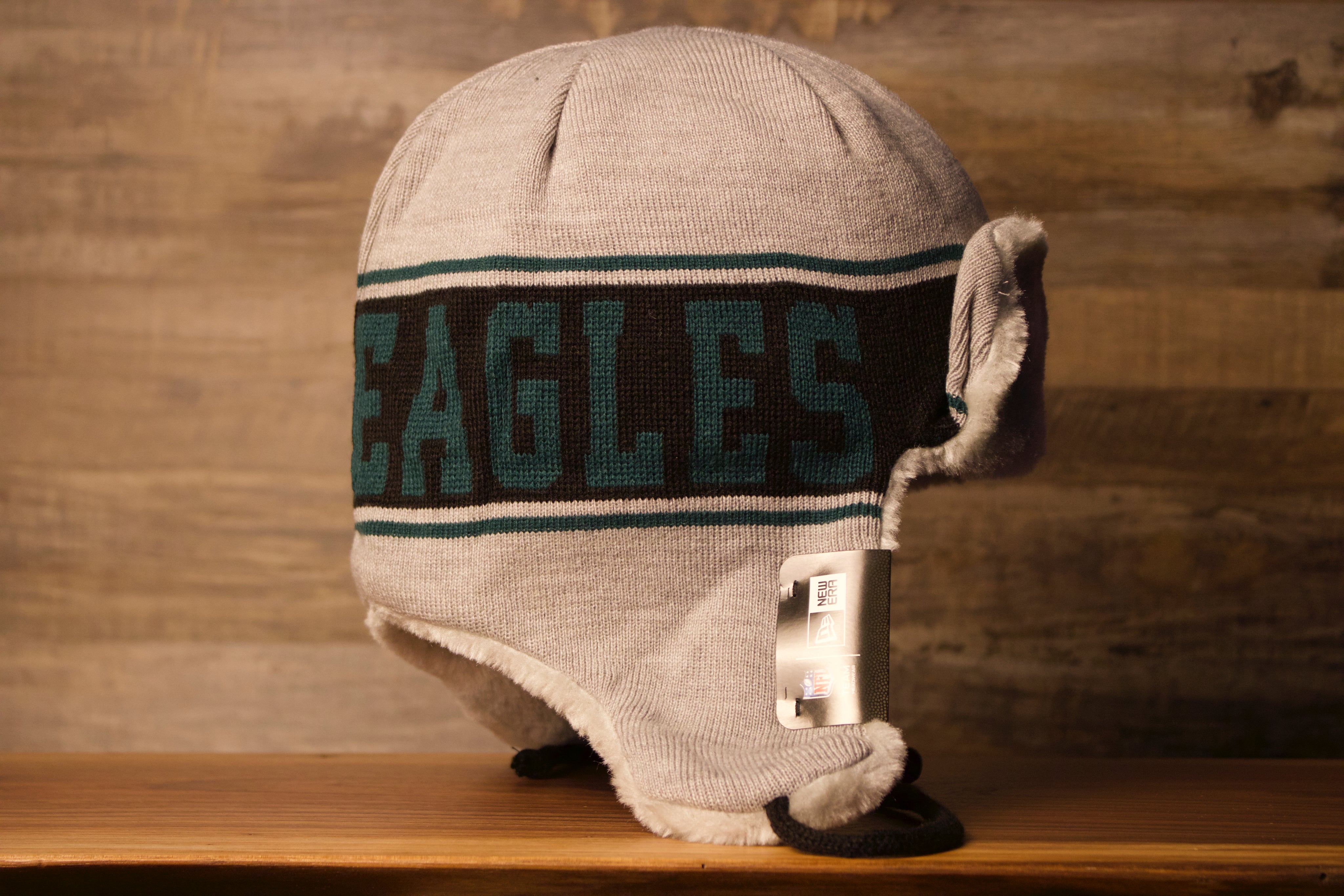 Eagles Winter Hat Philadelphia Eagles Grey / Midnight Green Ushanka
