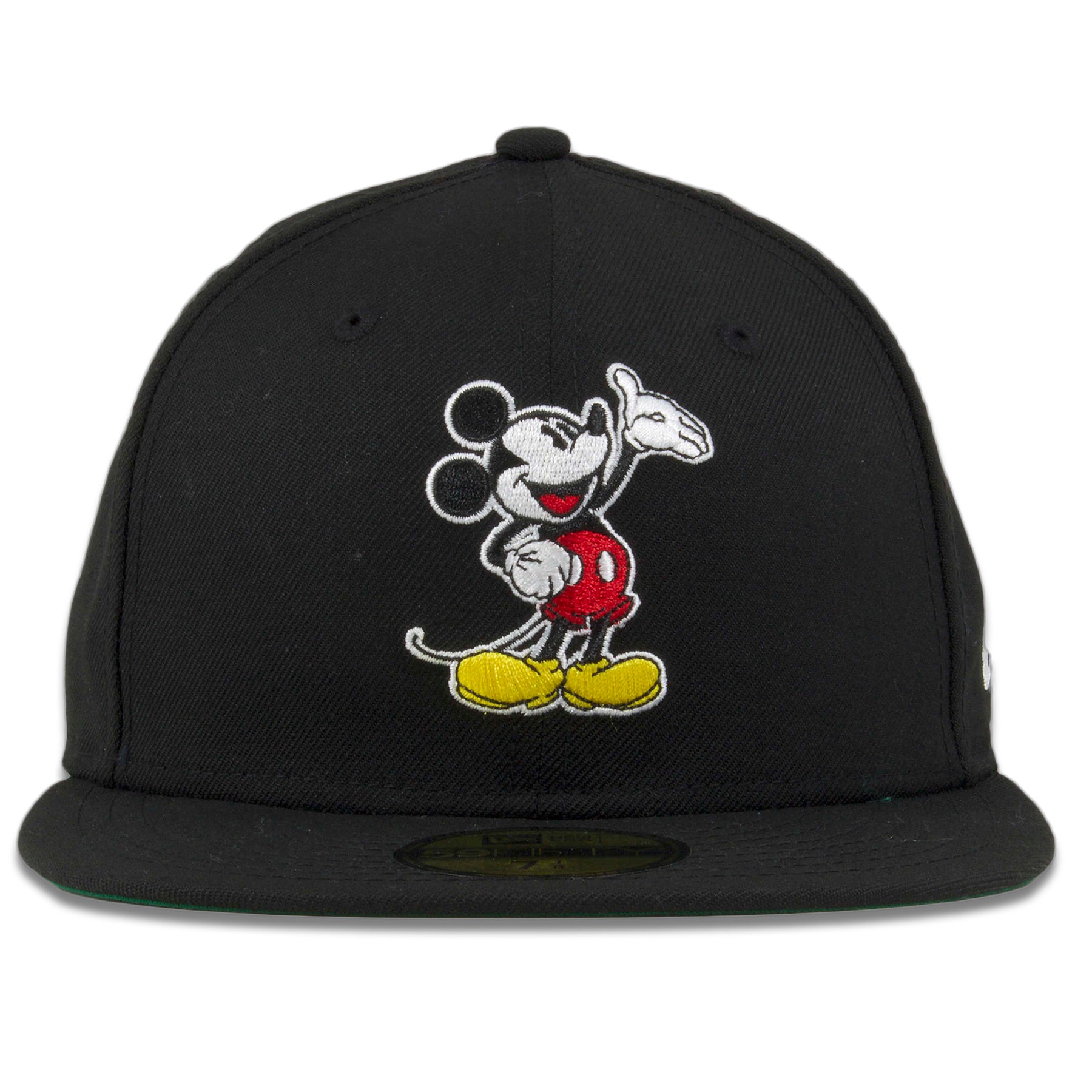 Disney Mickey Mouse Black 59Fifty Fitted Cap New Era 7" Hat 