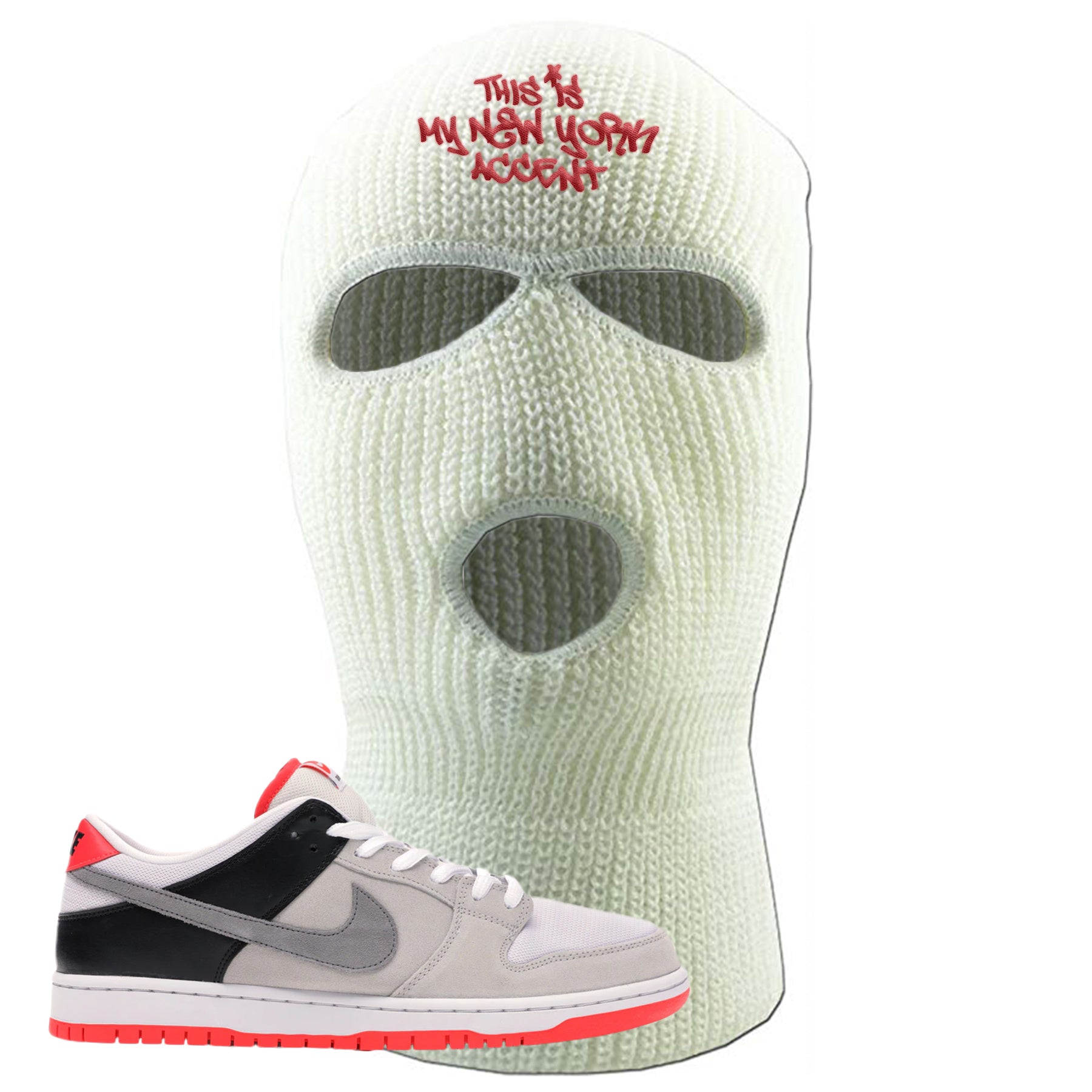 Nike SB Dunk Low Infrared Orange Label This Is My New York ...