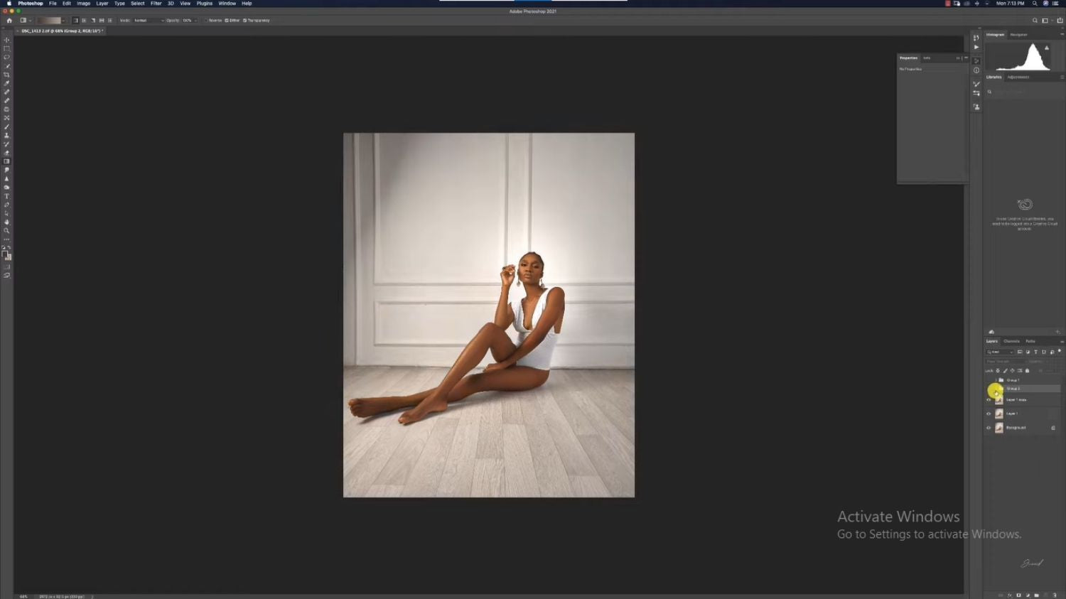tutoriales de hacer fondo blanco en Photoshop