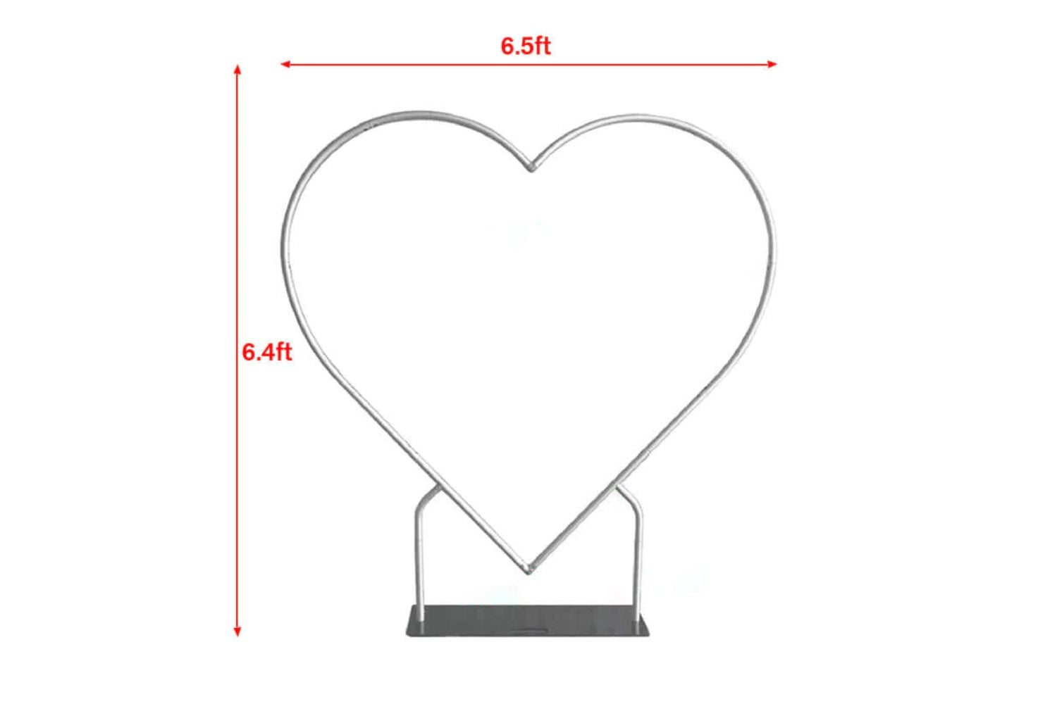 Heart Shape Balloon Backdrop Stand