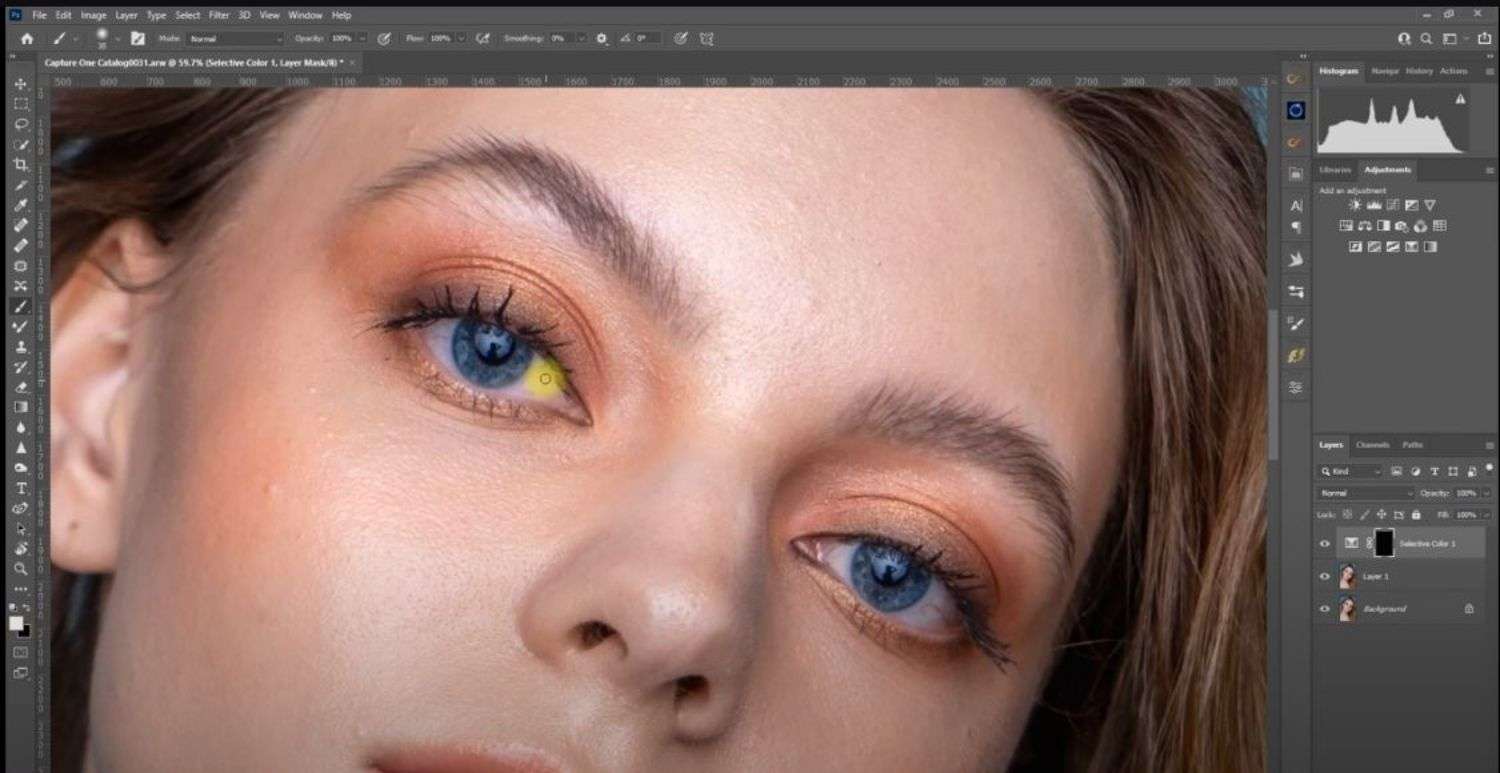 Photoshop tutorial on blood vessels removal