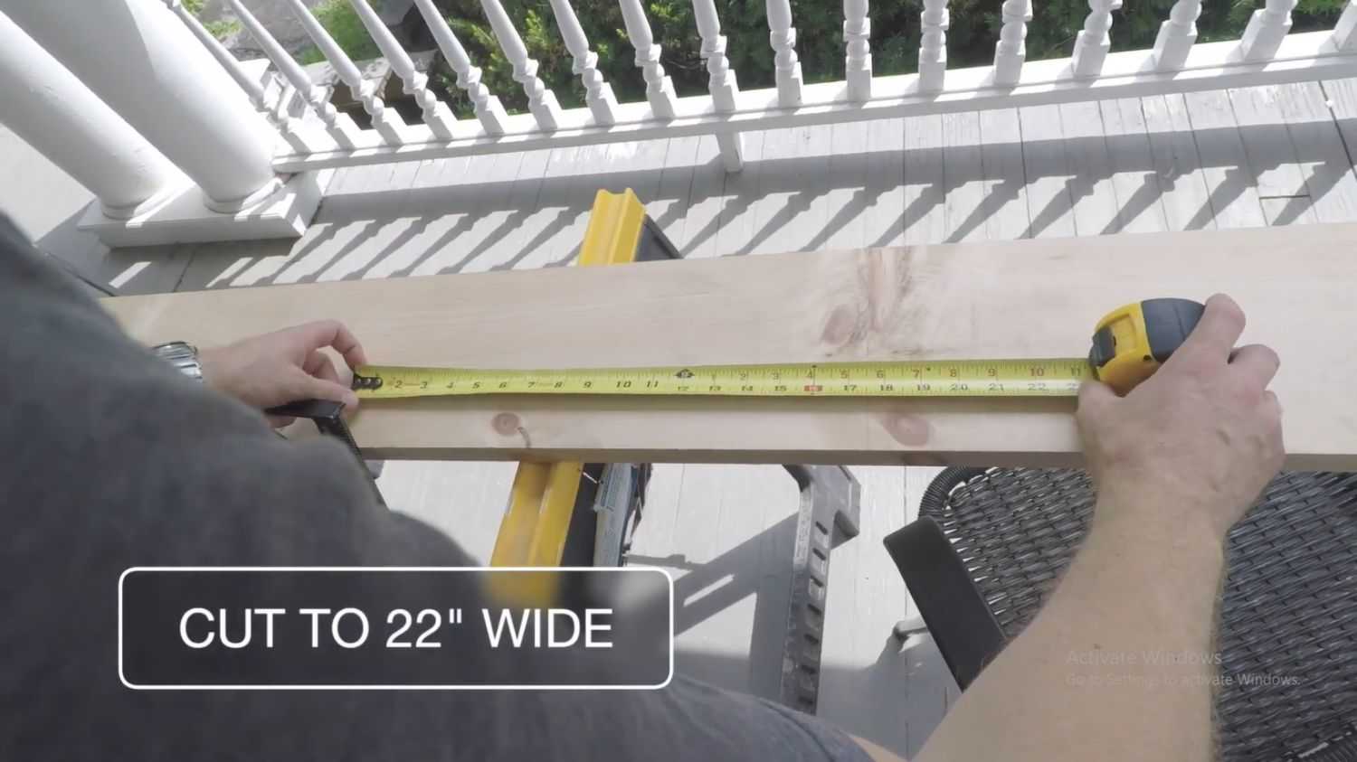 tutorial of diy wood swing in studio