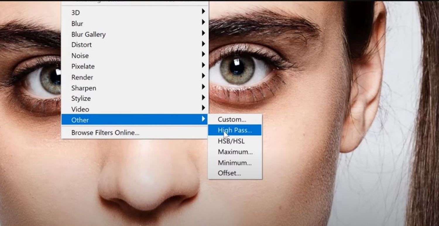 Remove Dark Circles under Eyes: Photoshop