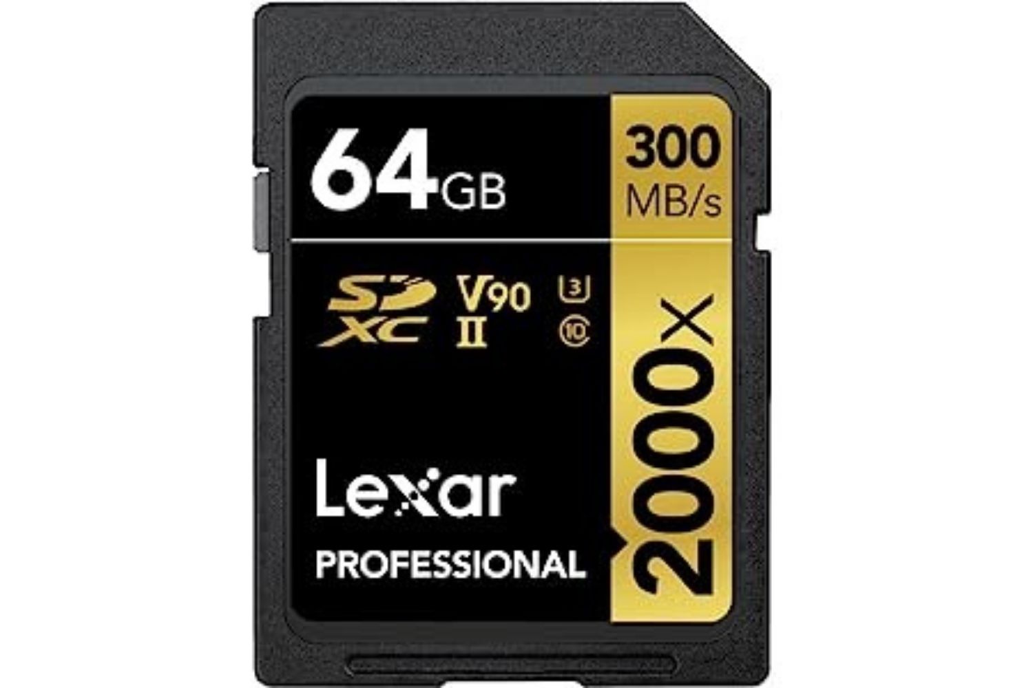  Lexar Professional 2000x 64GB SDXC UHS-II Card