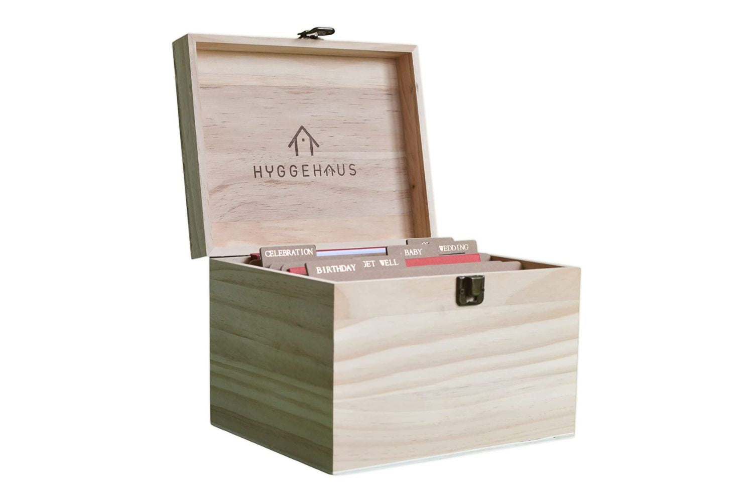 HYGGEHAUS Photo Storage Box with Dividers