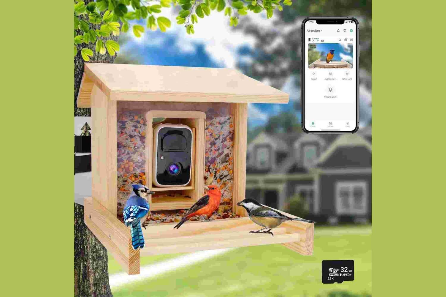HYDLUB Smart Bird Feeder with Camera