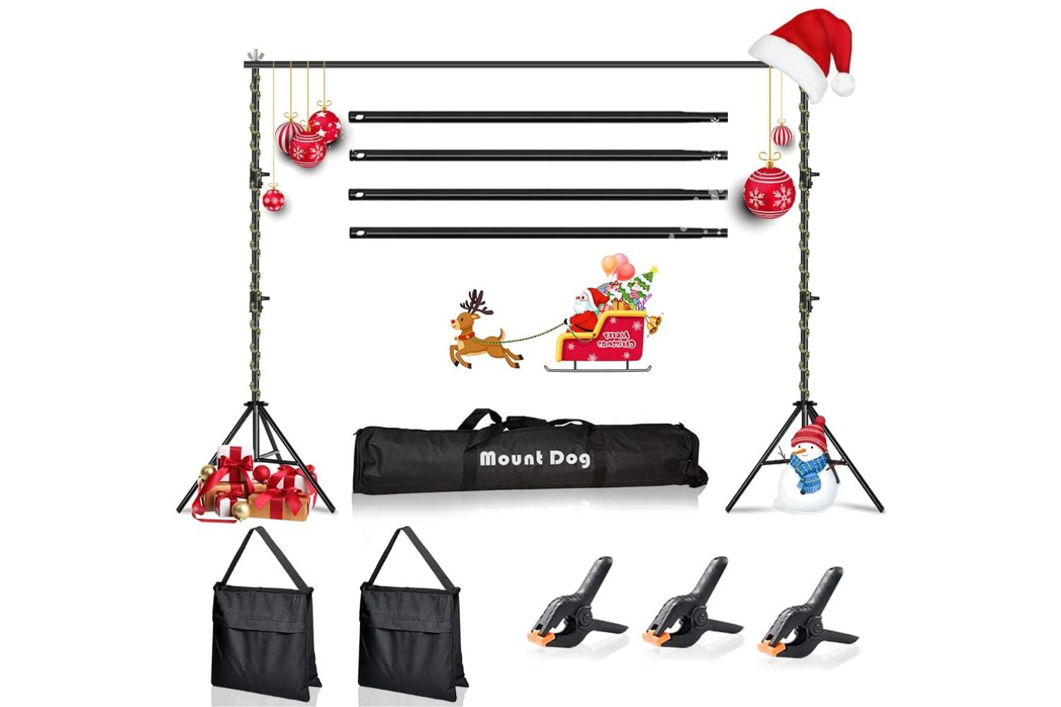 MOUNTDOG Photo Studio Backdrop Stand