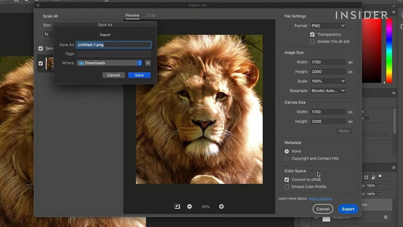 Tutorial of Exporting a Cropped Photo