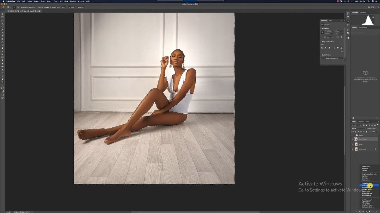 tutoriales de hacer fondo blanco en Photoshop