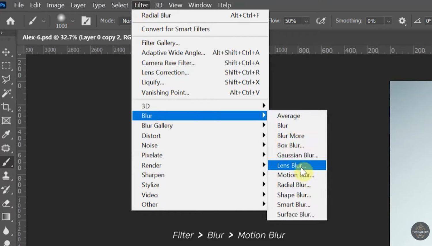 motion blur tutorial in photoshop