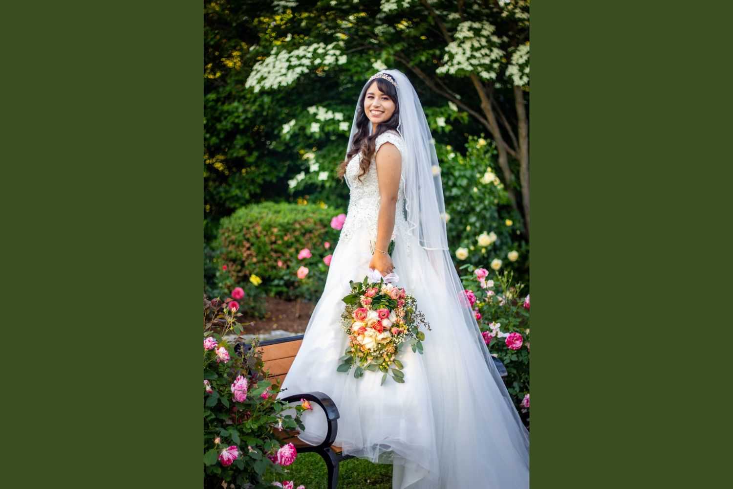 smiling bride