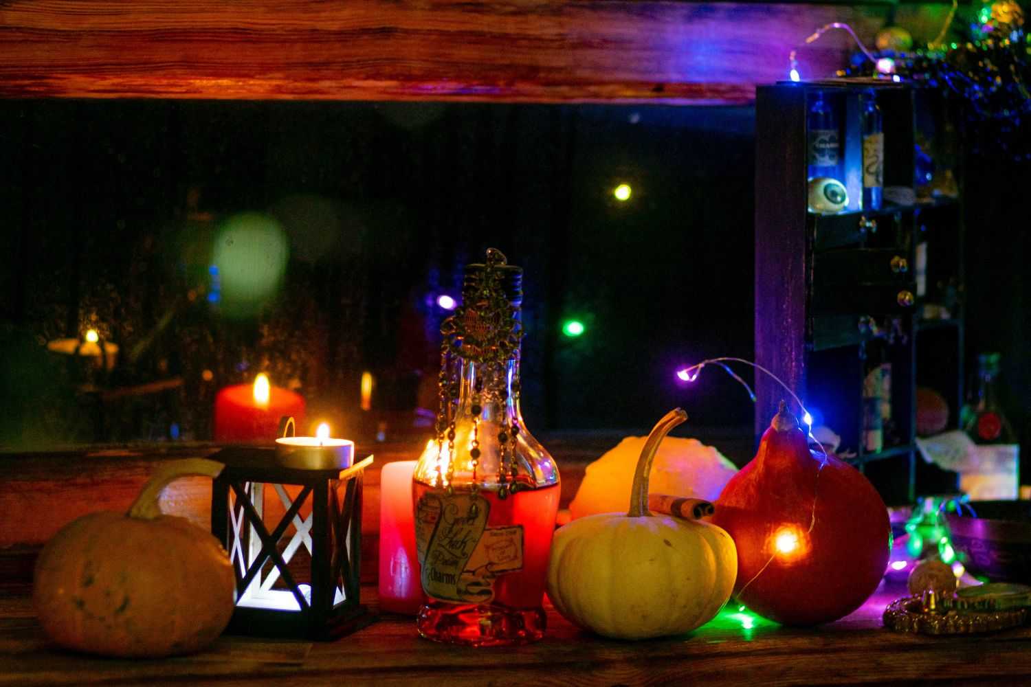 fruits, wine,candle