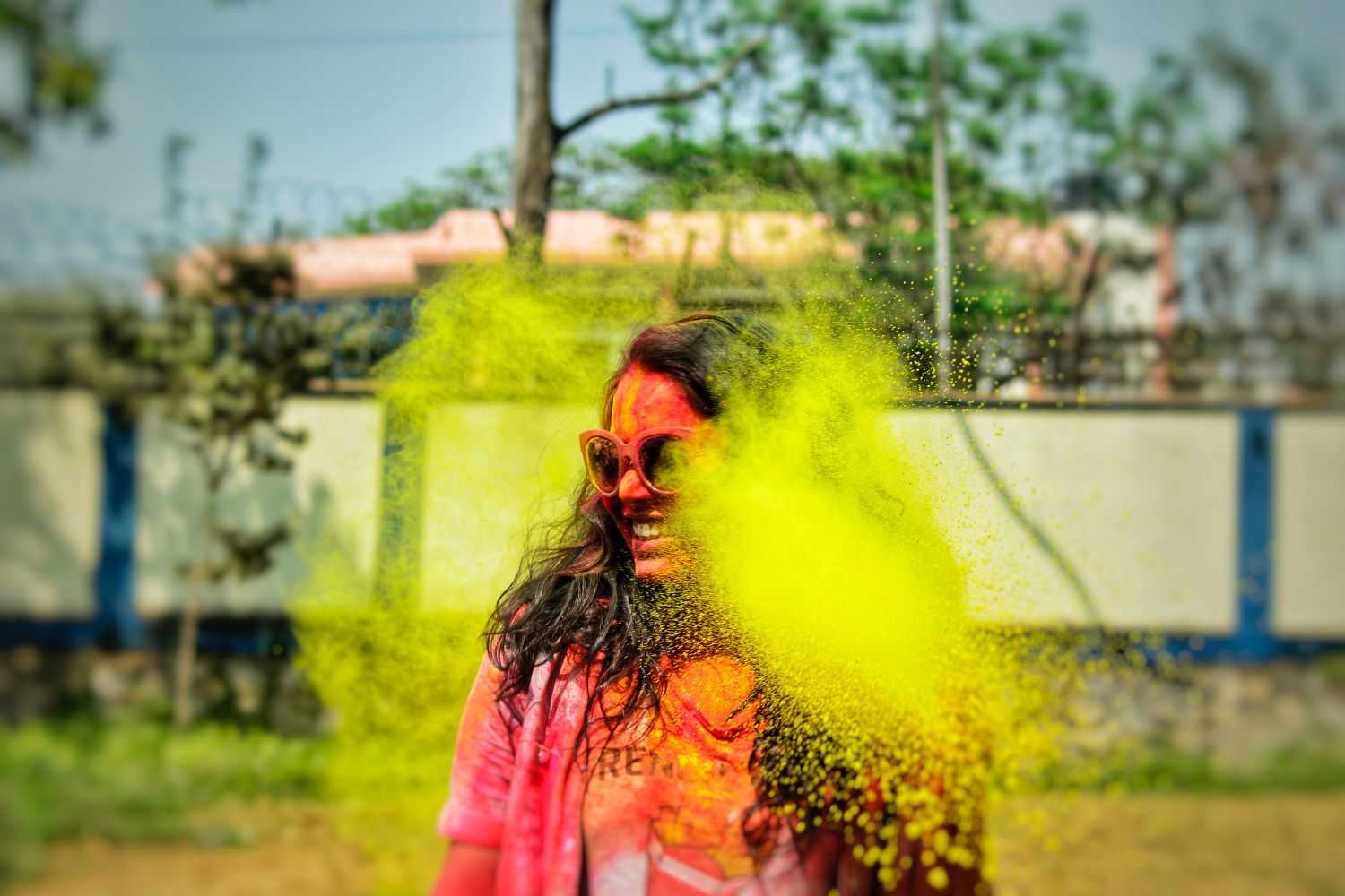 Shelter Yourself From Flying Holi Powder