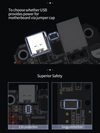BIGTREETECH EBB 36/42 Can Bus U2C V2.1 for Connecting Klipper Expansion Device Support PT1000