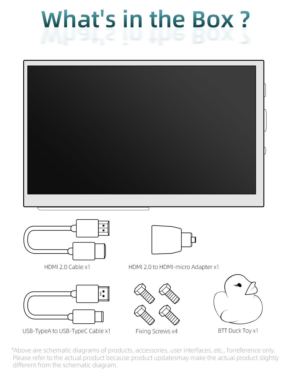 BIGTREETECH HDMI5 HDMI7 Touch Screen product description