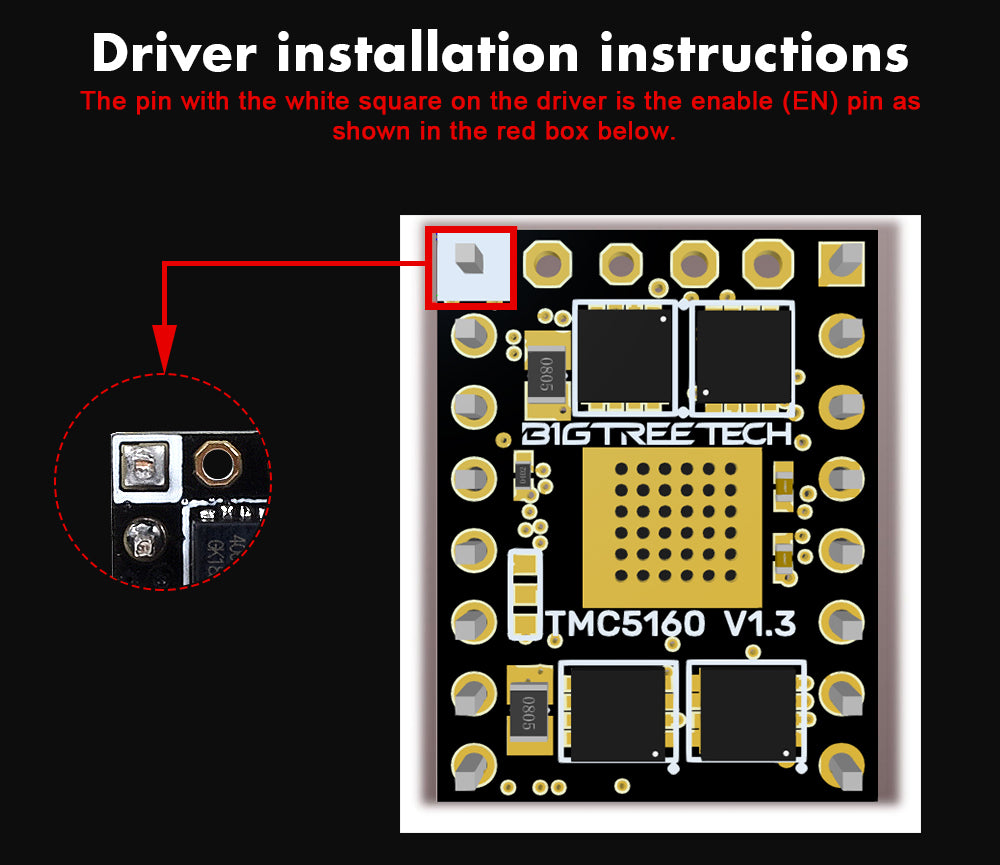 WitBot TMC5160 V1.0 SPI High Power Stepper Motor Driver Stepstick Mute Driver for 3D Printer Control Board Pack of 4 pcs