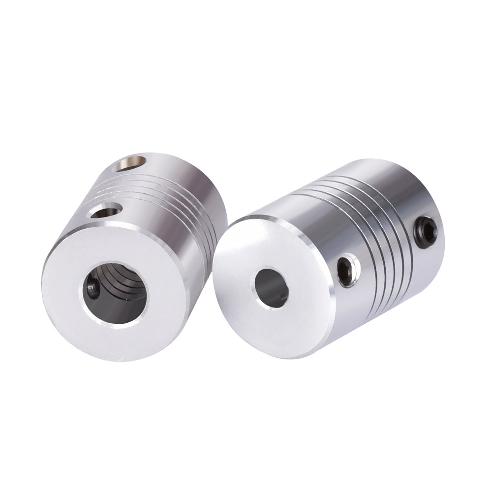 2/4PCS Flexible shaft Coupler 5*8mm 5*5mm CNC Stepper Motor Aluminum Alloy Flexible Coupling Black/Silver