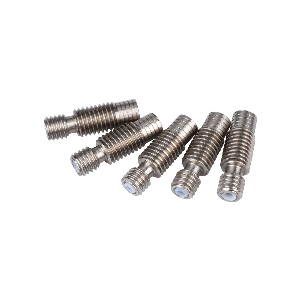 5pcs/Lot E3D V6 Throat Heat Break Hotend Throat All Metal or Teflon Tube Stainless Steel for 1.75/3.0mm Bowden&Direct J-head