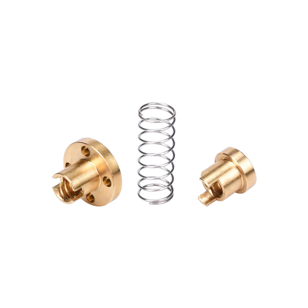 T8 Anti Backlash Spring Loaded Nut Elimination Gap Nut for 8mm Acme Threaded Rod Lead Screws DIY CNC