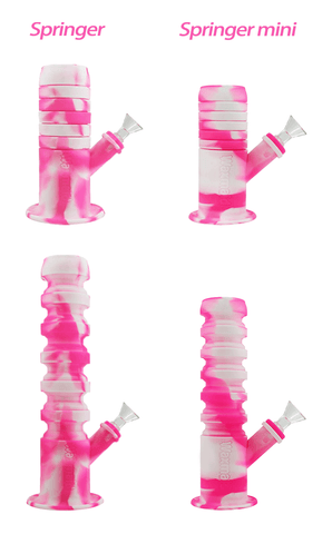 Waxmaid Springer Mini Collapsible Silicone Water Pipe