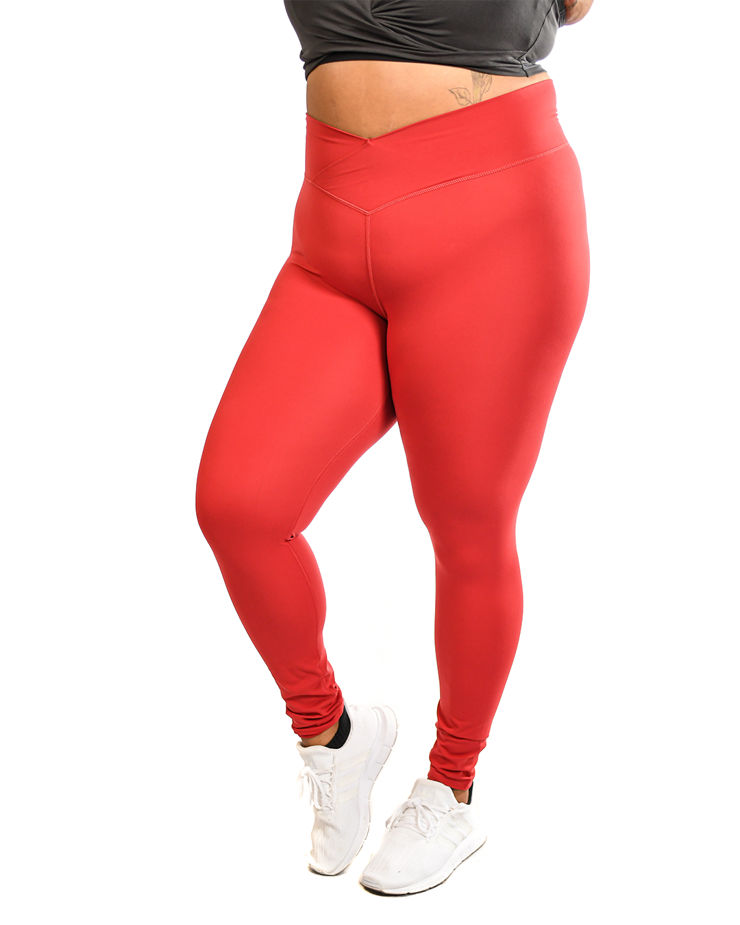  Effortless Vortex Classic Leggings- Crimson 