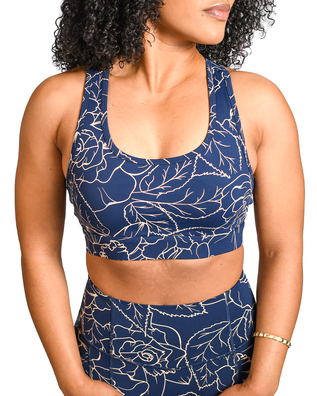  Royal Roses Sports Bra 