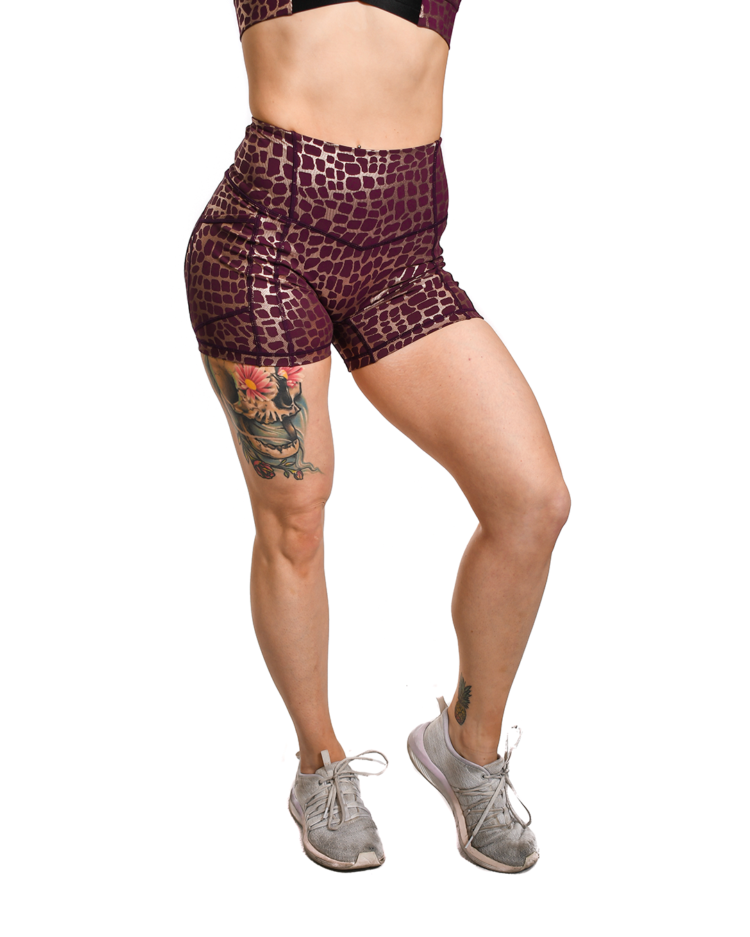  Moxie Heart Booty Shorts - Royalty 