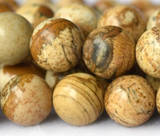 Picture stone beads for jewelry making