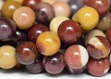 Moukaite stone beads for jewelry making
