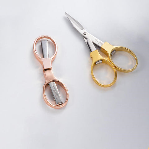 Mini Dual-Ring Folding Portable Scissors – GizModern