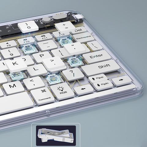 Translucent Usb Keyboard Transparent Wireless Bluetooth Keyboard – GizModern
