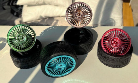 USB Rechargeable Retro-Style Tire Fan – GizModern