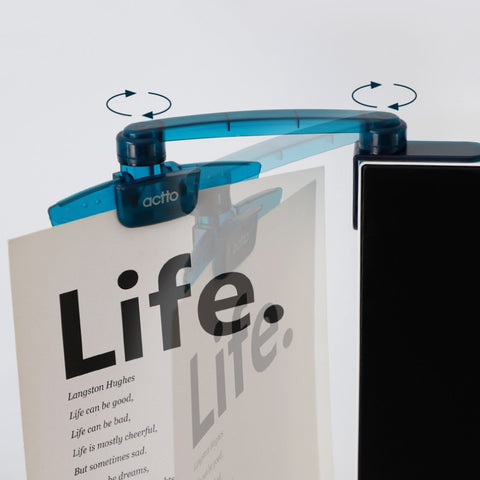 Computer Monitor Rotating Document Clip – GizModern