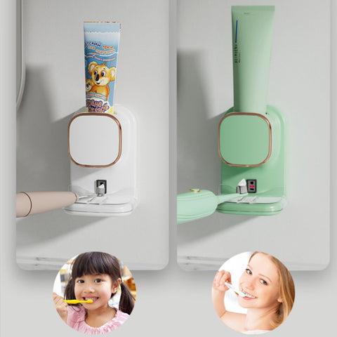 Timer Toothpaste Dispenser Hands-Free Automatic Toothpaste Dispenser With No Drilling – GizModern
