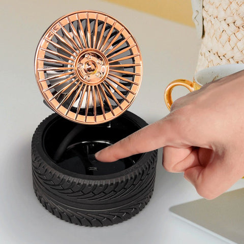 USB Rechargeable Retro-Style Tire Fan – GizModern