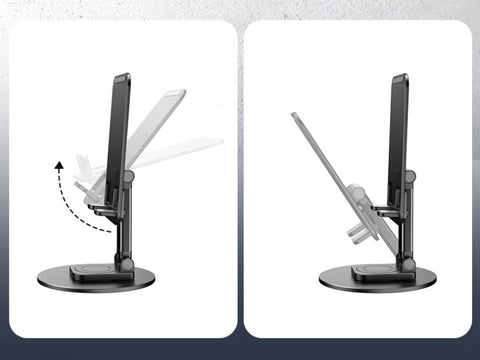 360 Platform Phone Rig Multi-Functional Universal 360° Rotating Foldable Phone Stand – GizModern