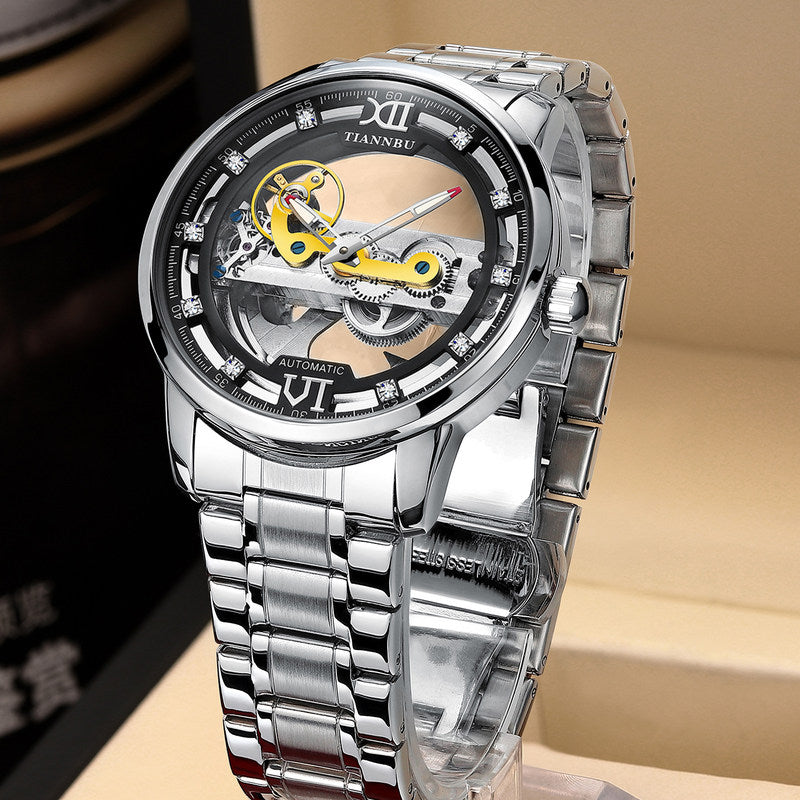 Skeleton Tourbillon Ultra Thin Automatic Mechanical Watch