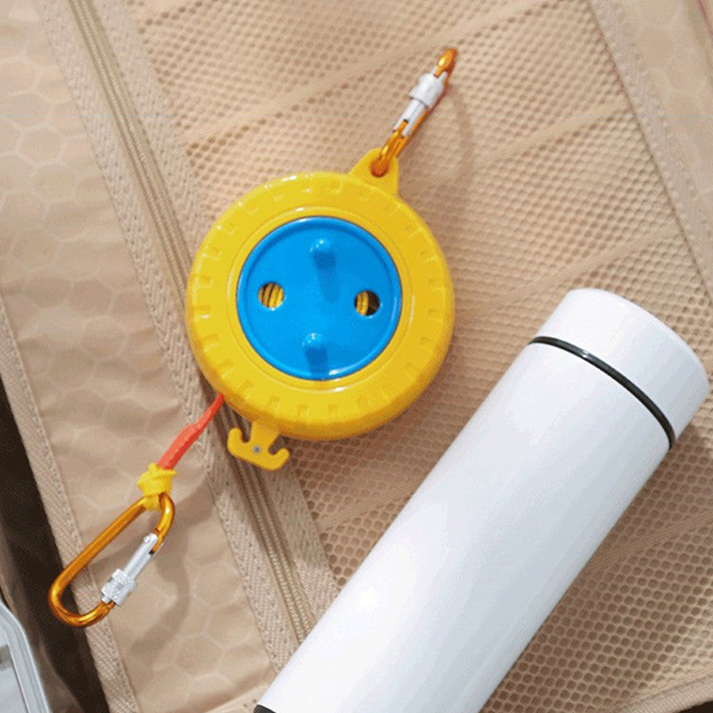 Portable Windproof Non-Slip Punch-Free Clothesline