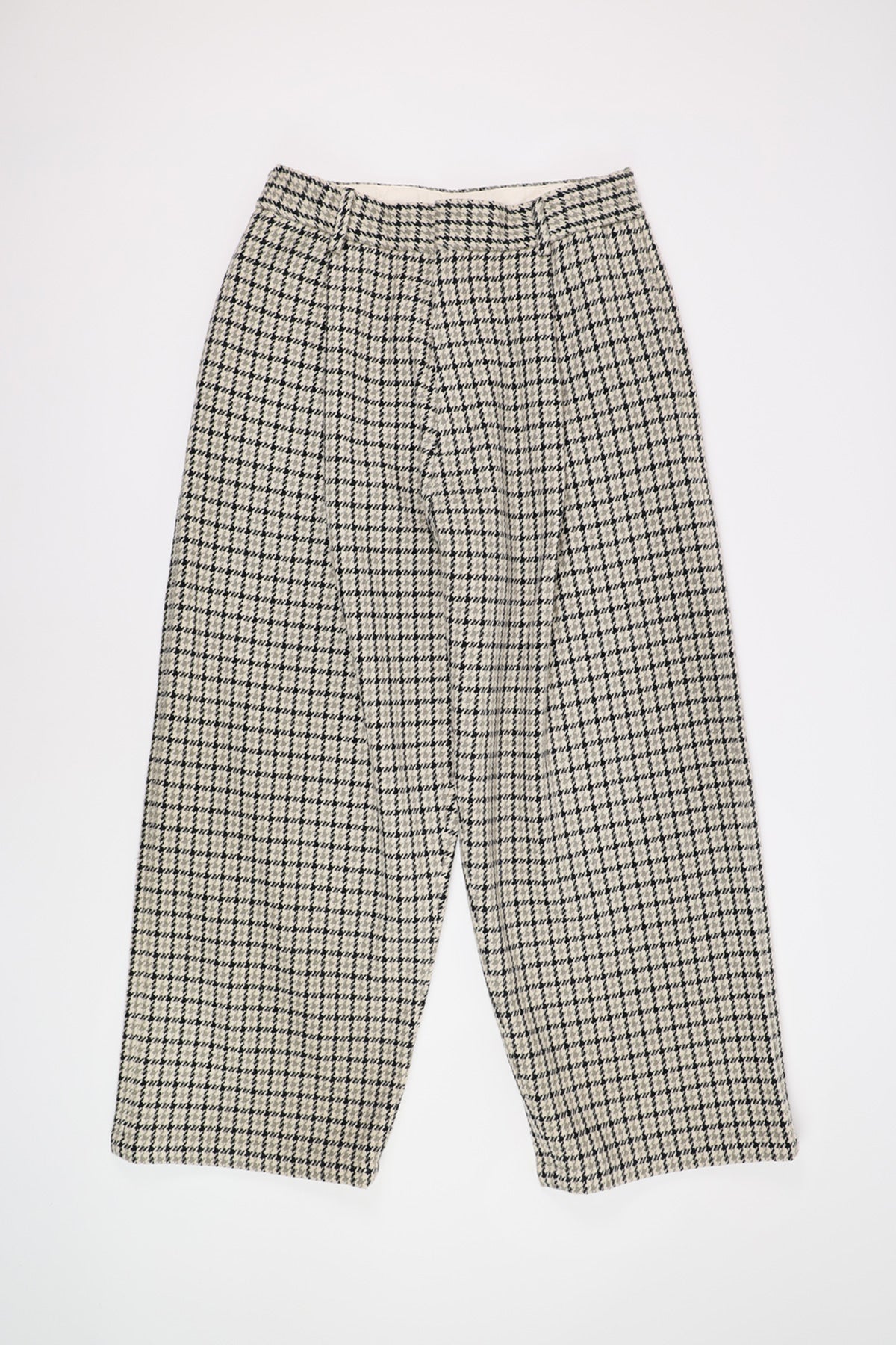 1 Tuck Easy Slacks - Soft Tweed Gun Club