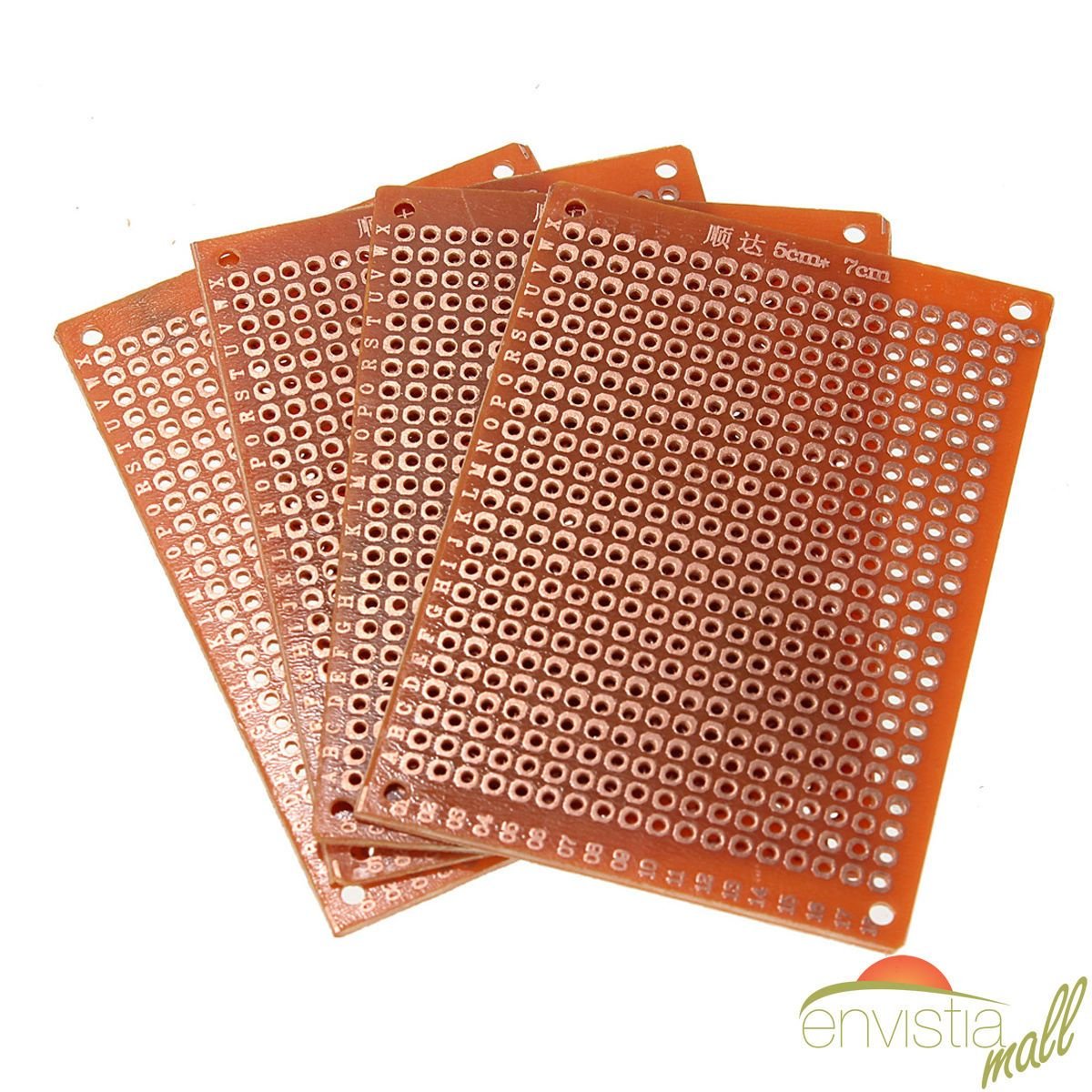 5x7cm DIY PCB Prototyping Perf Circuit Boards Breadboards - 10 Piece Set