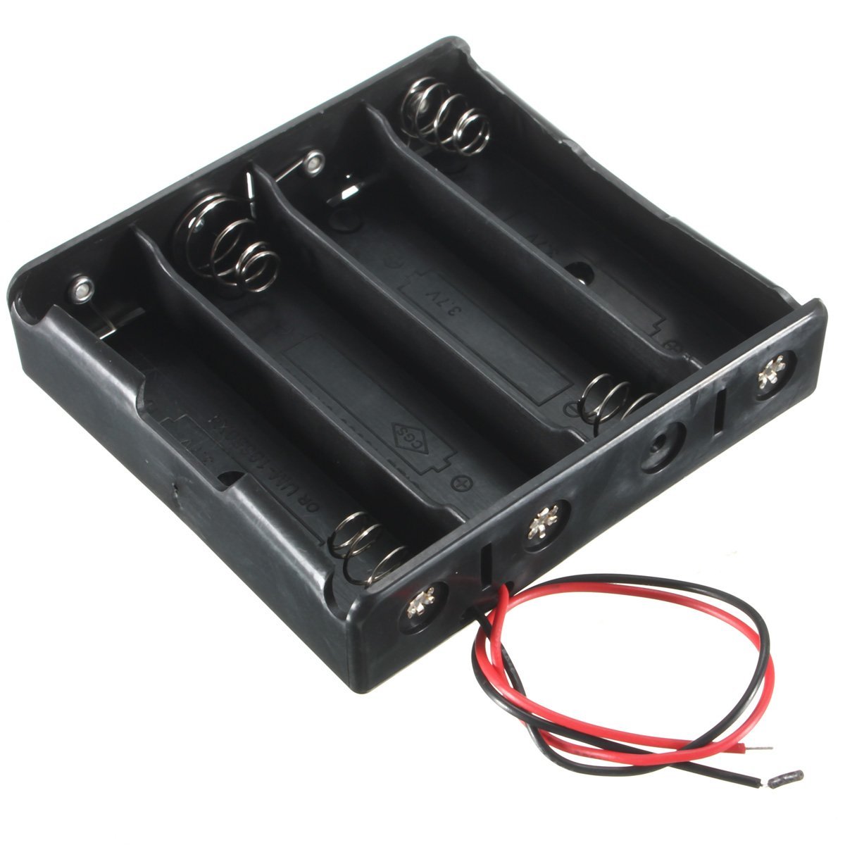 4S Battery Holder Case Box for 4X 18650 Li-Ion Batteries in Series (~15V)