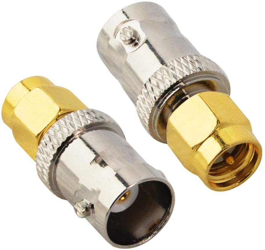 BNC Female Jack to SMA Male Plug RF Coaxial Adapter Connector