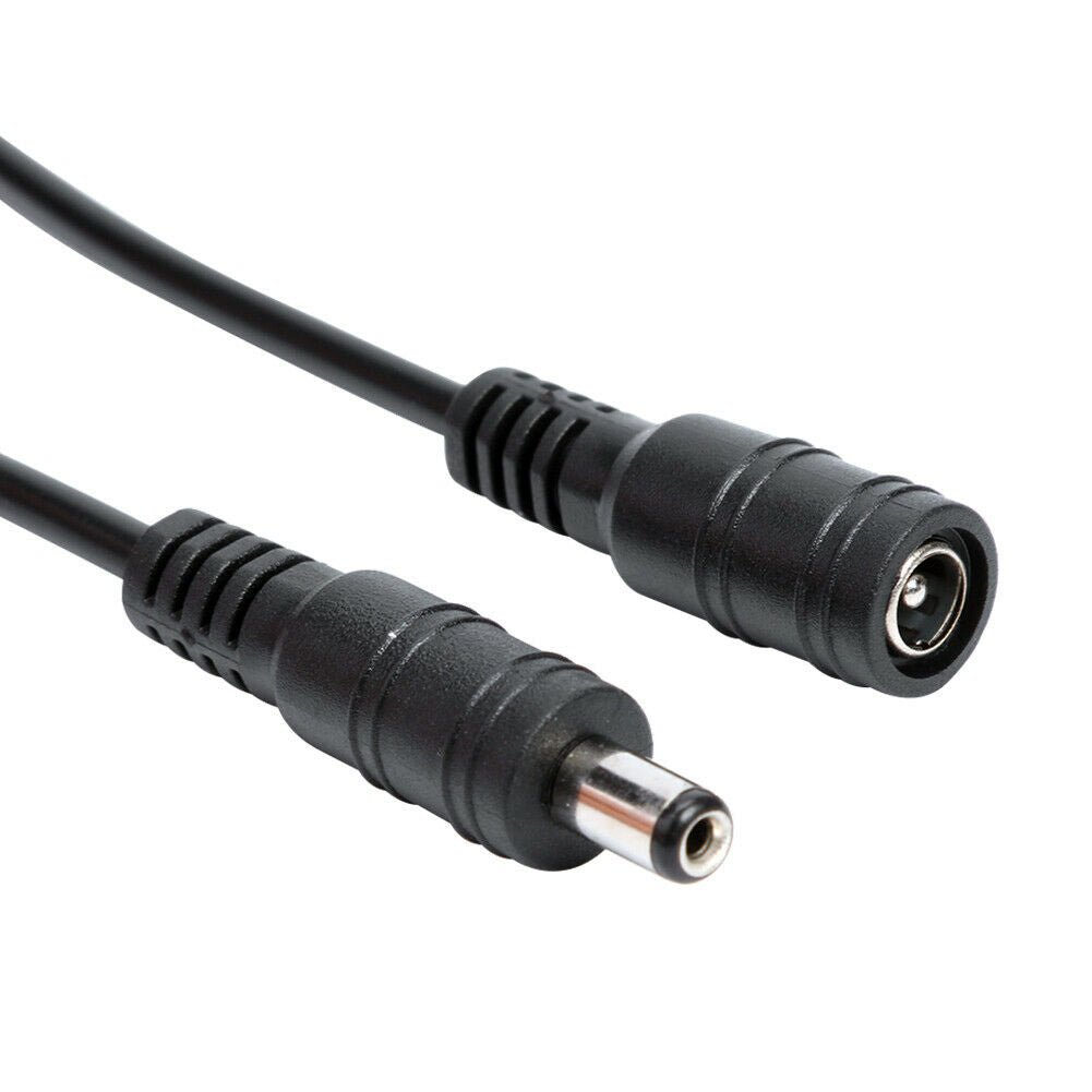 DC Power Extension Cable 5.5mm x 2.1mm 39 Inches / 1M for CCTV Camera DVR