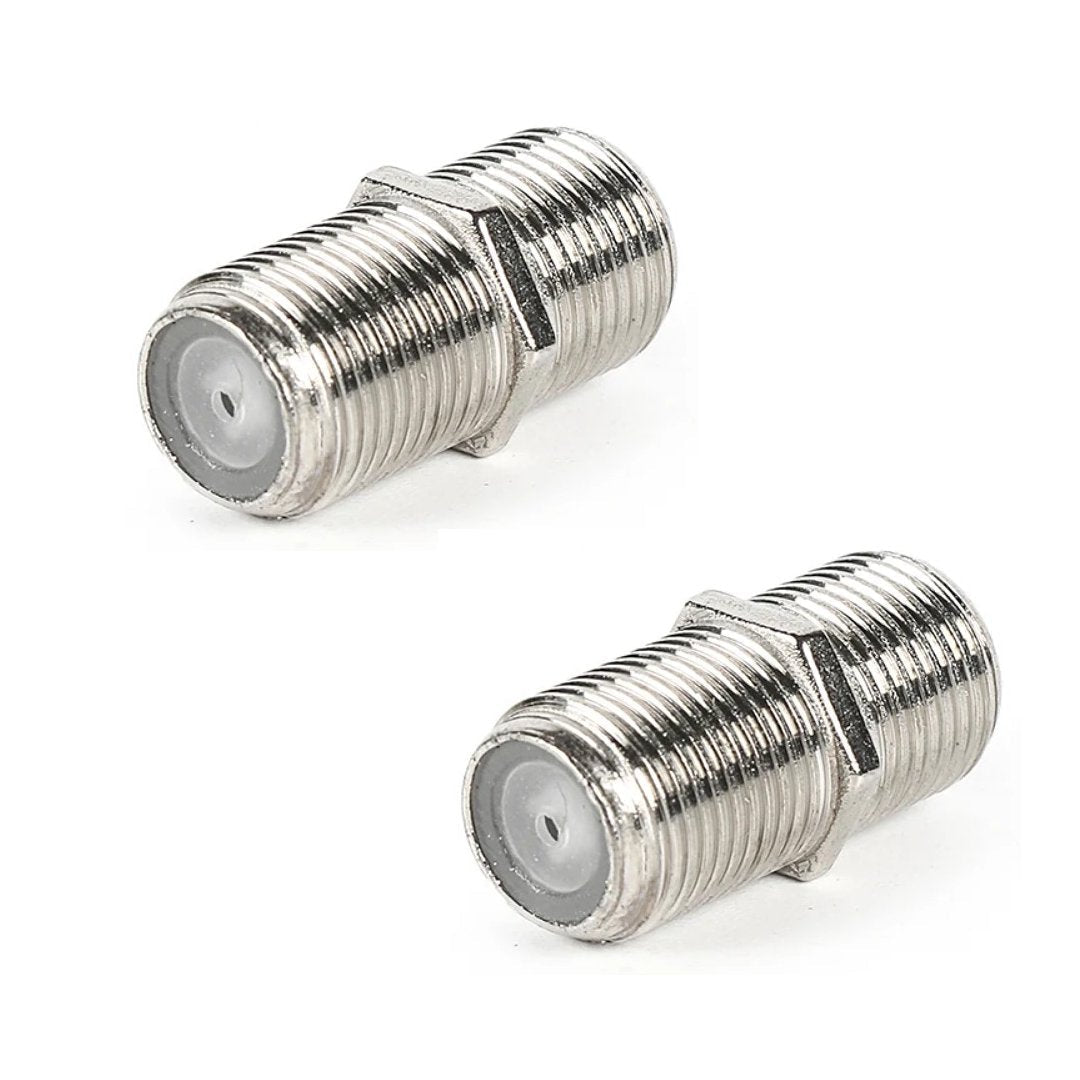 F Type Female to Female F81 UHF Coaxial Coupler for TV RG-6 RG-59 75 Ohm Cable