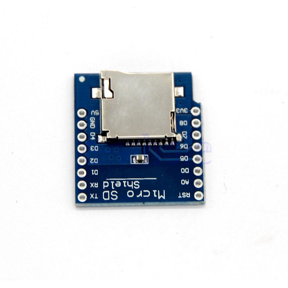 Micro SD TF Card Shield For Wemos D1 Mini WiFi ESP8266 Arduino Compatible