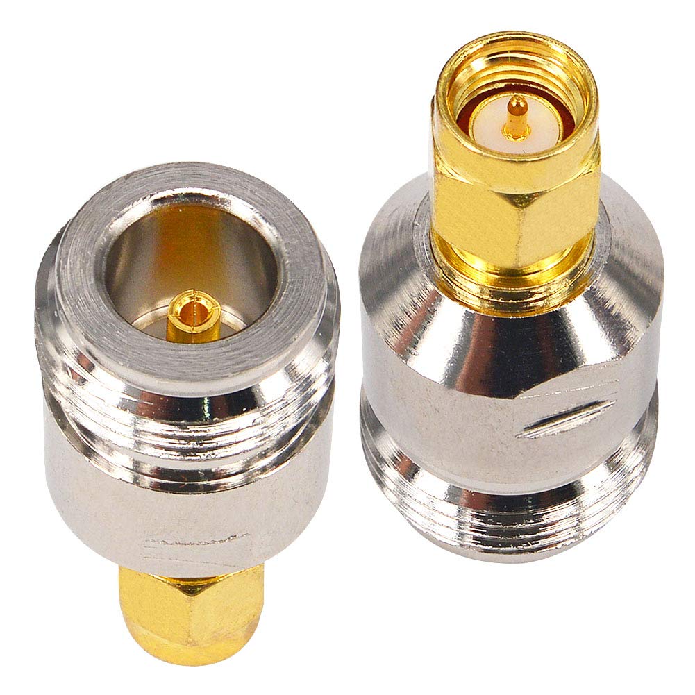 N-Type Female RF Jack to SMA Male Jack RF Adapter Barrel Connector