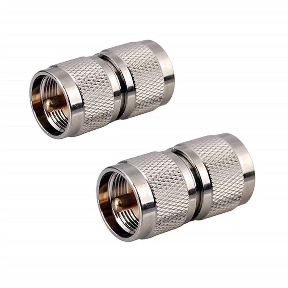 PL259 UHF Male Plug to UHF Male PL-259 RF Coaxial Adapter Connector