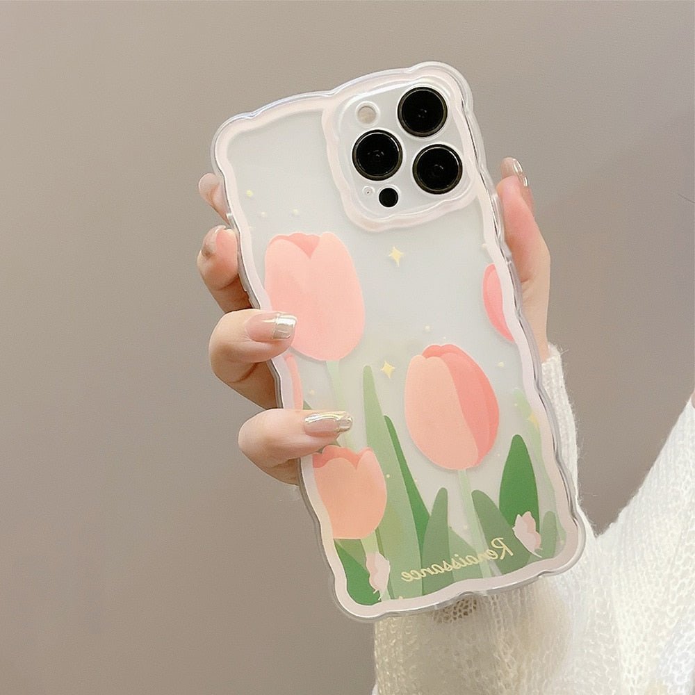 Tulip Wavy Clear Case